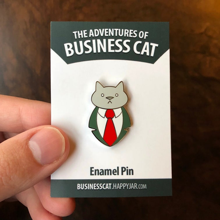 Business Cat Pins  The Adventures of Business Cat